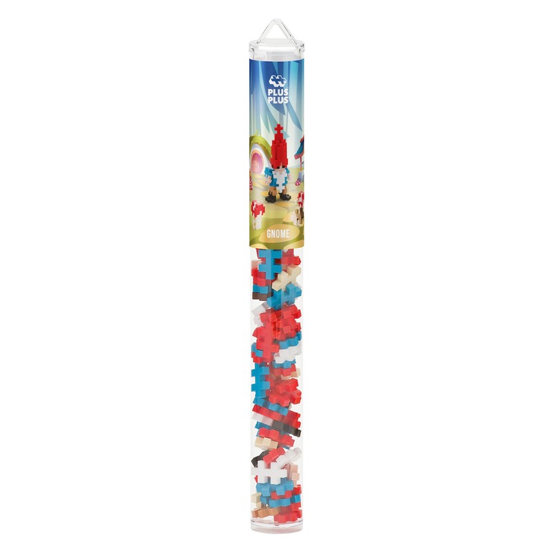 PLUS PLUS - Gnome - 70 Piece Tube, Construction Building