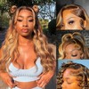 13x4 Body Wave Ombre Lace Front Wigs Human Hair for