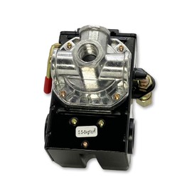 UMikke Air Compressor Pressure Switch 4 Port Universal Replacement Initial 5.5 ~ 8.0 kgf/cm (about 0.55 ~ 0.8 MPa) 1 pcs