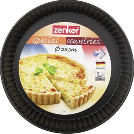 Zenker "Special Countries" Quiche Mold, Black, 11.02"