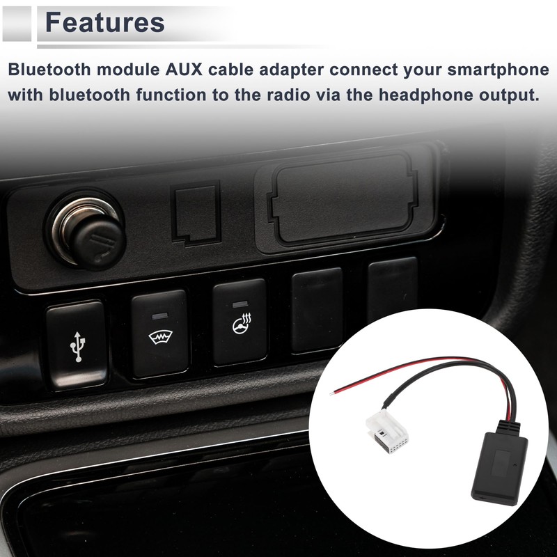 RATCHROLL Stereo Radio Harness for Volkswagen RNS510 Convenient Bluetooth AUX