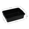 Aninhao 5-Pack 8 L Plastic Commercial Bus Box Tub, Small