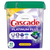 Cascade Platinum Plus Dishwasher Pods, Dish Detergent ActionPacs, Cleaning Supplies,