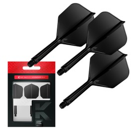 TARGET K-FLEX SHAPE/NO6 FLIGHT (26MM INTERMEDIATE, Black)