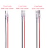 60Pcs 2.8mm 4.8mm and 6.3mm Female Spade Crimp Terminal with