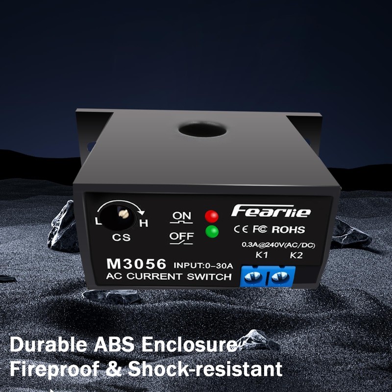 nodehawk AC Current Sensing Switch,Current Sensing Relay 0-30A Normally Closed