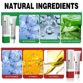 Miioto Pigment Spot Cream 20 g + Anti Pimple Cream 20 g, Anti-Acne Anti-Pigmentation Cream 2 in 1 Set for Dark Spot Remover, Acne Removal