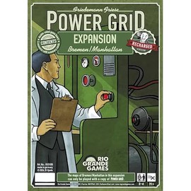 Rio Grande Games: Power Grid Bremen/Manhattan -Strategy Board Game, Electric Power Companies Competition, Economic Development, Ages 14+, 2-6 Players