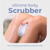 MainBasics Silicone Body Scrubber – Dual-Sided Shower Exfoliator for Men