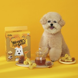 Fitpet Itchu Honey Gold Soft Dog Dental Chews 34 Count