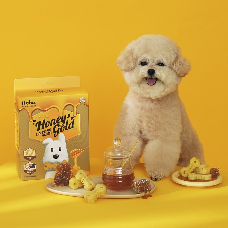 Fitpet Itchu Honey Gold Soft Dog Dental Chews 34 Count