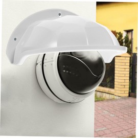 OSALADI Universal Outdoor Camera Cover, Plastic Security Camera Covers Sun Rain Shade Camera Cover Shield Weatherproof Monitor Protector Cases for Dome Stick Up Cameras