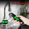 Cooking Thermometer,IP67 Waterproof Digital Meat Thermometer with Backlight, Calibration &