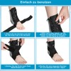 agctrler Ankle Brace for Right Left Adjustable Ankle Support with