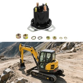 12V Relay 6691625 Compatible for Bobcat E10E A770 S740 S750 S770 S850 T740 T750 T770 T870 T35140S T35130S T35105 Replaces 12V Relay Switch for Bobcat Compact Track Loader Skid Steer Loader