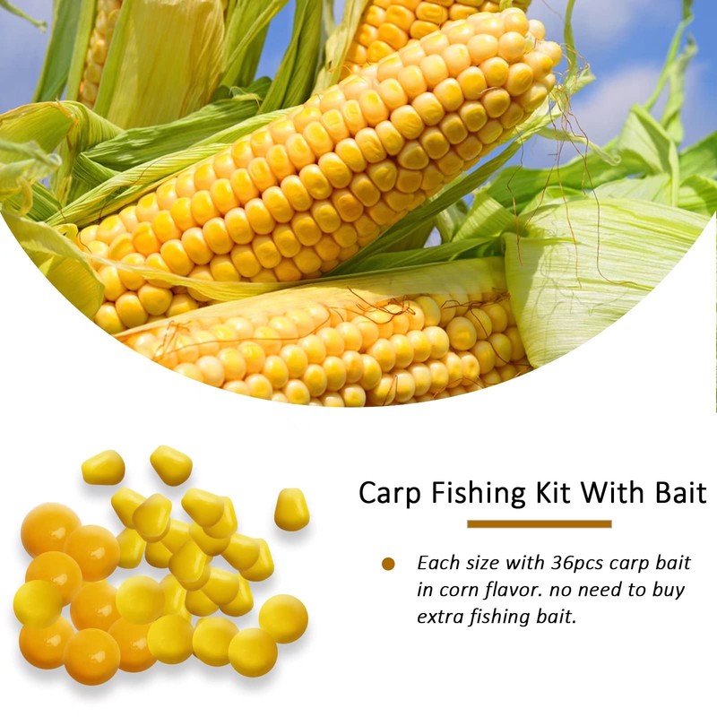 Dovesun Carp Fishing Hair Rigs Carp Rig Kit Corn Bait