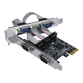 SIIG Legacy and Beyond Series Quad (4 Port) Serial RS-232 PCIe Card with 16C550 UART