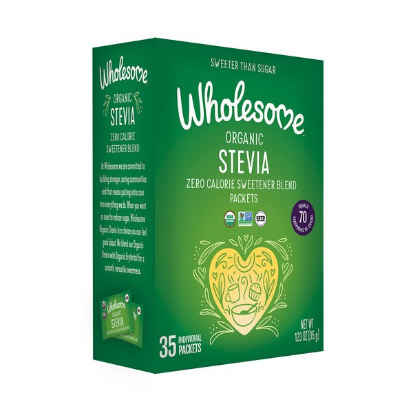 Wholesome Sweeteners Sweetener Stevia 35pk Or