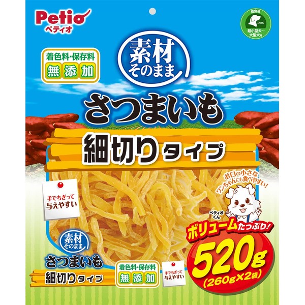 Petio Sozai Sono Mama, Sweet Potato, String-cut Type, 18.3 oz (520 g)