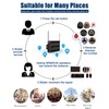 WNKRUN Wireless Call Buttons 2-Key for Restaurant Pager System M2