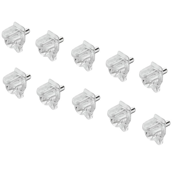 Gedotec Glass Shelf Support Plastic | H10347 | Pack of