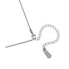 Paul Smith Bicolor Logo Women's Necklace, Silver Stainless Steel, No