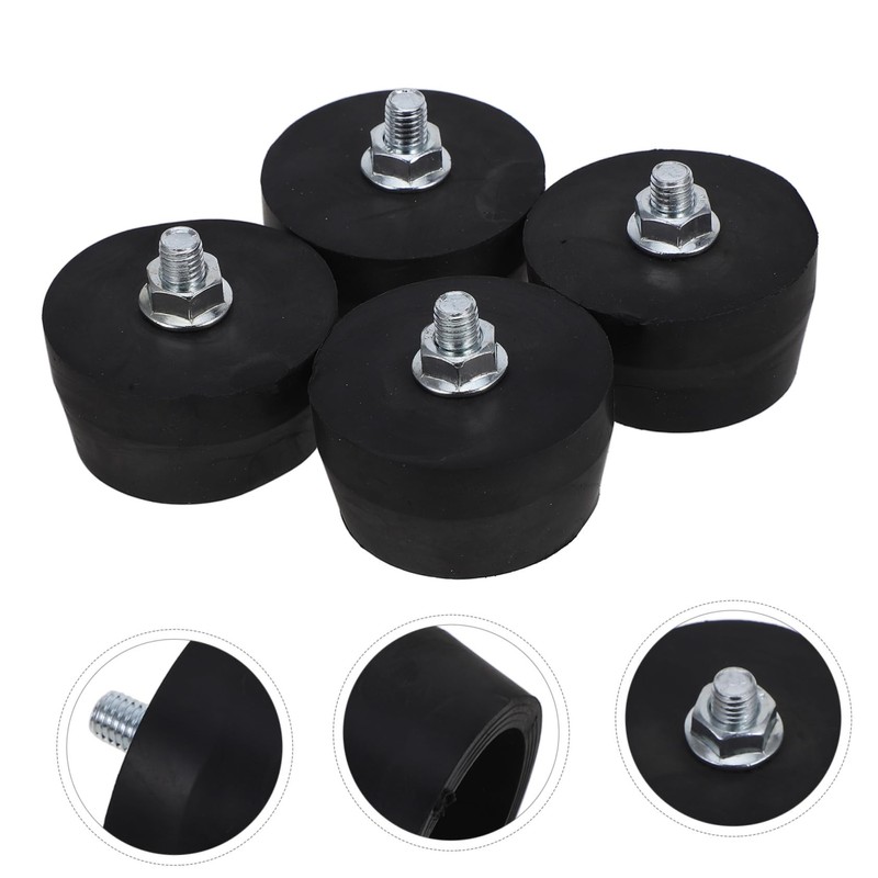 Yardenfun 4pcs Rubber Compressors Rubber Foot Foot Mount Accessory Compressor