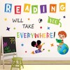 decalmile Reading Corner Wall Decals Educational Reading Will Take You