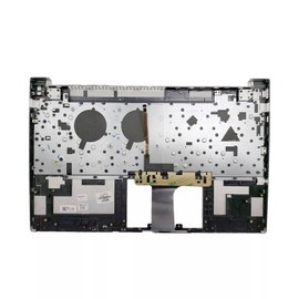 Wzqrps New Replacement for HP 15-EG0067S 15-EH 15-EG 15Z-EH 15T-EG 15-EH1070WM 15-EH0090WM Laptop Upper Case Palmrest Backlit Keyboard Assembly Part No Fingerprint M08912-001 M76640-001(Silver)