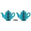 Beistle 59947, 2 Piece Tissue Teapot Centerpieces, 7", Blue