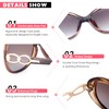 CGID Sunglasses Womens Ladies Polarised Retro Designer Sun Glasses Brown