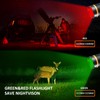 NICRON Flashlights,Rechargeable Magnetic LED Flashlights,1200 High lumens Tactical Flashlight,White/Red/Green Lights