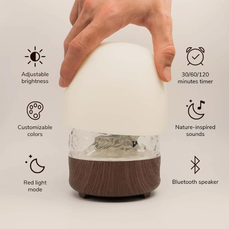 Thryonaxus Lunie Light - Night Light & Bluetooth Noise Machine