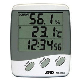 A&D 外部センサー付き温湿度計 AD-5680