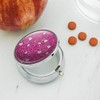 Cute Hearts Love Pattern on Pink Pill Case Trinket Gift