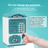 Piggy Bank Money Machine with Fingerprint& Password Code Mini ATM