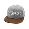 Hand und Feuer Snapback Cap Children's Naughty Badger, lightgrey