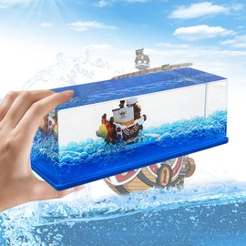 Bukezudang Cruise Ship Fluid Drift Bottle, Unsinkable Cruise Ship, Fluid Drift Bottle, Ship Model Decor, Office and Home Boating Decoration