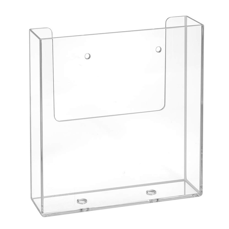 DIN A5 wall brochure holder with drill holes, brochure holder,
