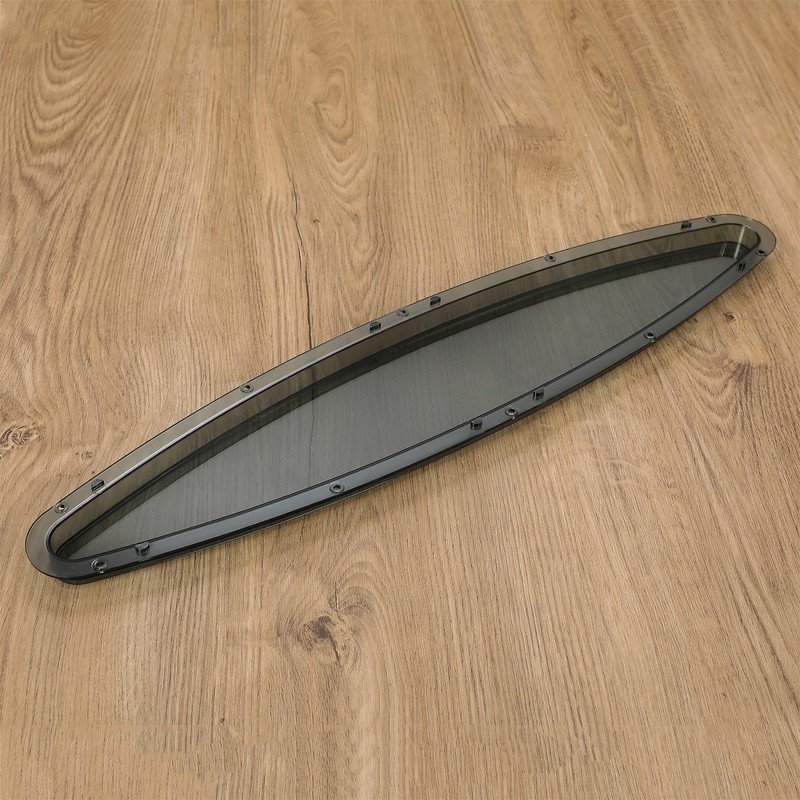 HECASA Boat Portlight Porthole 23-1/4" X 5" X 1-1/8"(590mm X