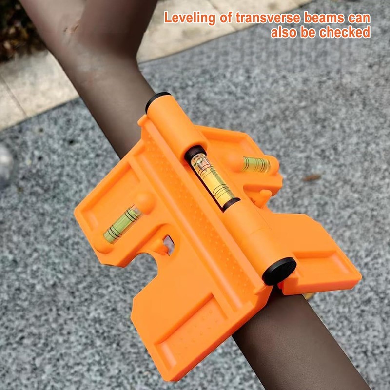Guador Magnetic Spirit Level ABS Adjustable Angle Spirit Level Post