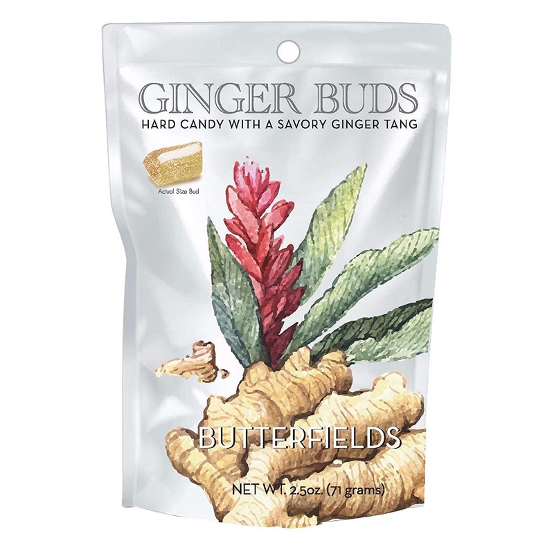 Butterfields Candy - Gourmet, Old-Fashioned GINGER Buds Hard Candy |