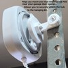 Mounting Bracket for myQ Chamberlain Garage Smart Hub, No Drilling,