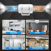 Voltset 8 Inch Duct Fan, Inline Ventilation Exhaust Fan with