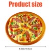 Artificial Pizza Lifelike Simulation Pizza Slices Model Fast Food Pretend