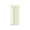TOPS 1260 Time Card for Cincinnati, Named Days, Two-Sided, 3