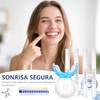 Kit Blanqueamiento Dental Cluye Bolígrafos Blanqueadores Luz Led Tabla Colores