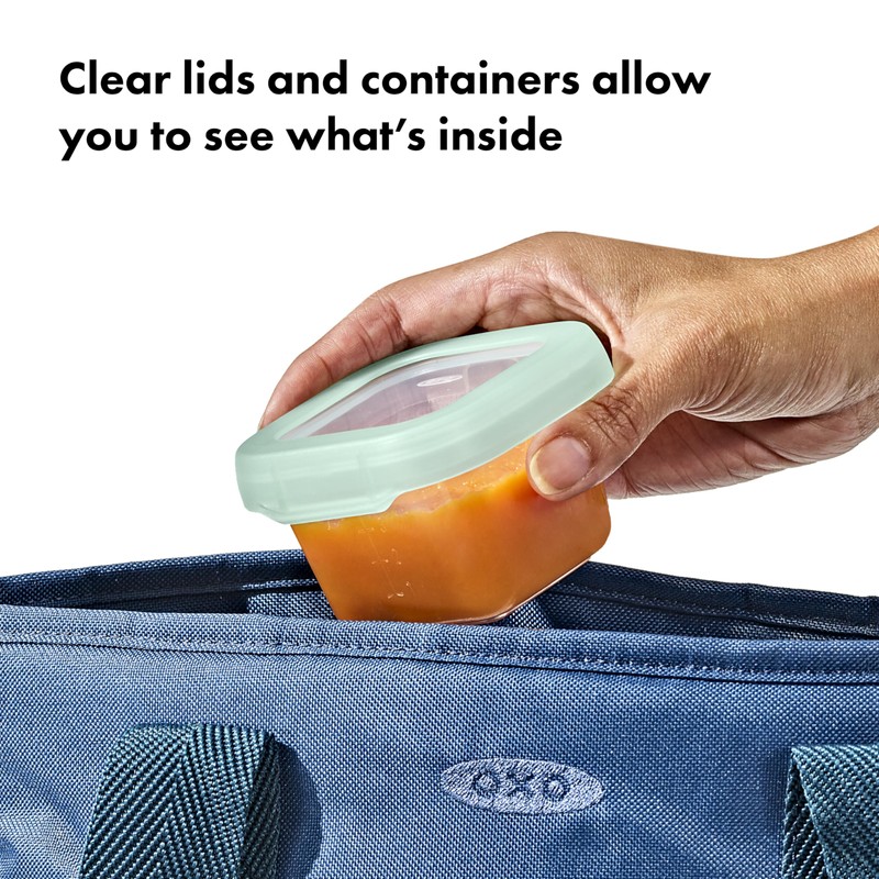 OXO Tot 12-Piece Baby Blocks Food Storage Container Set -