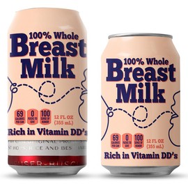 Milk Beersy Silicone Can Cover Sleeve - Size: Traditional Foam Coozie