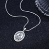 DOTBJ St Nicholas Medal Necklace, 925 Sterling Silver Saint Nicholas